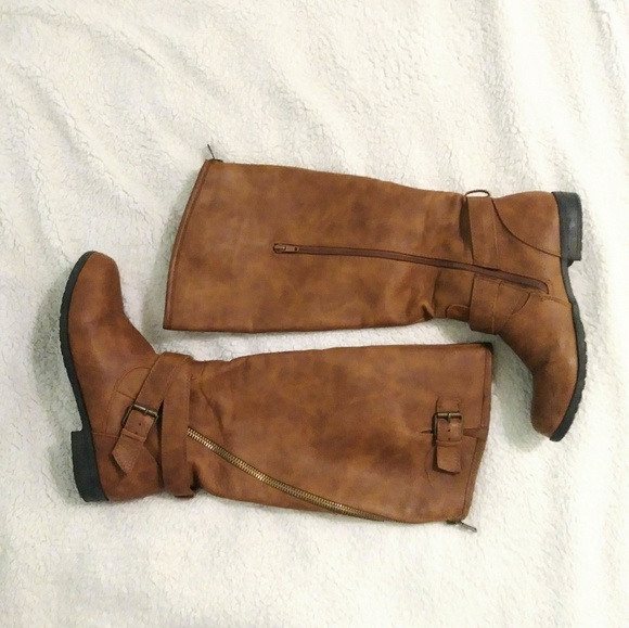 Material Girl Shoes - Knee High Boots